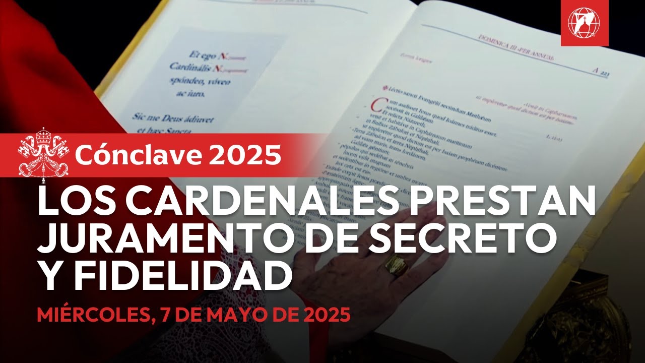 C&oacute;nclave 2025: Los cardenales prestan juramento de secreto y fidelidad | Video completo