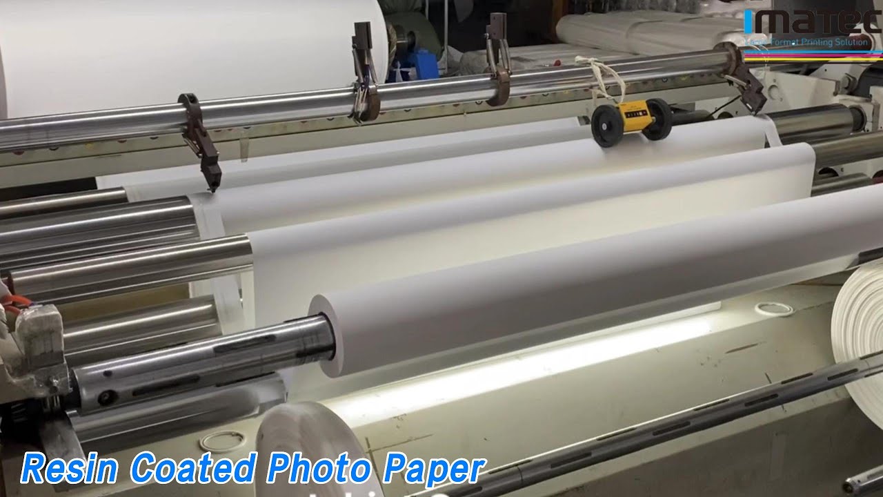 Bright White Resin Coated Photo Paper 260gsm For Photographic Printing