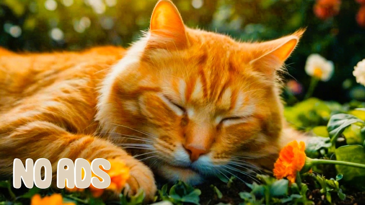 🐈 Calming Music for Cats 🐾 Relaxation, Deep Sleep, Stress Relief, Peaceful Piano Music