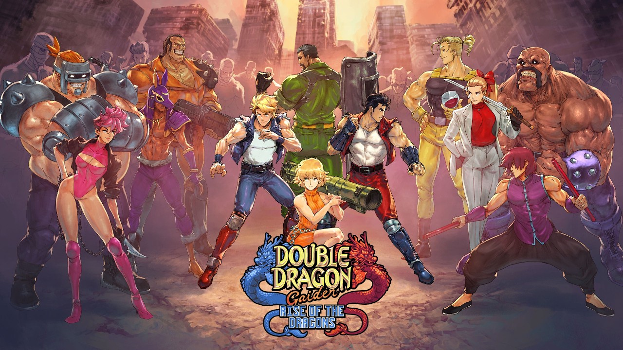 Double Dragon Gaiden:Rise of the Dragons:Sonny Lee and Jeff gameplay