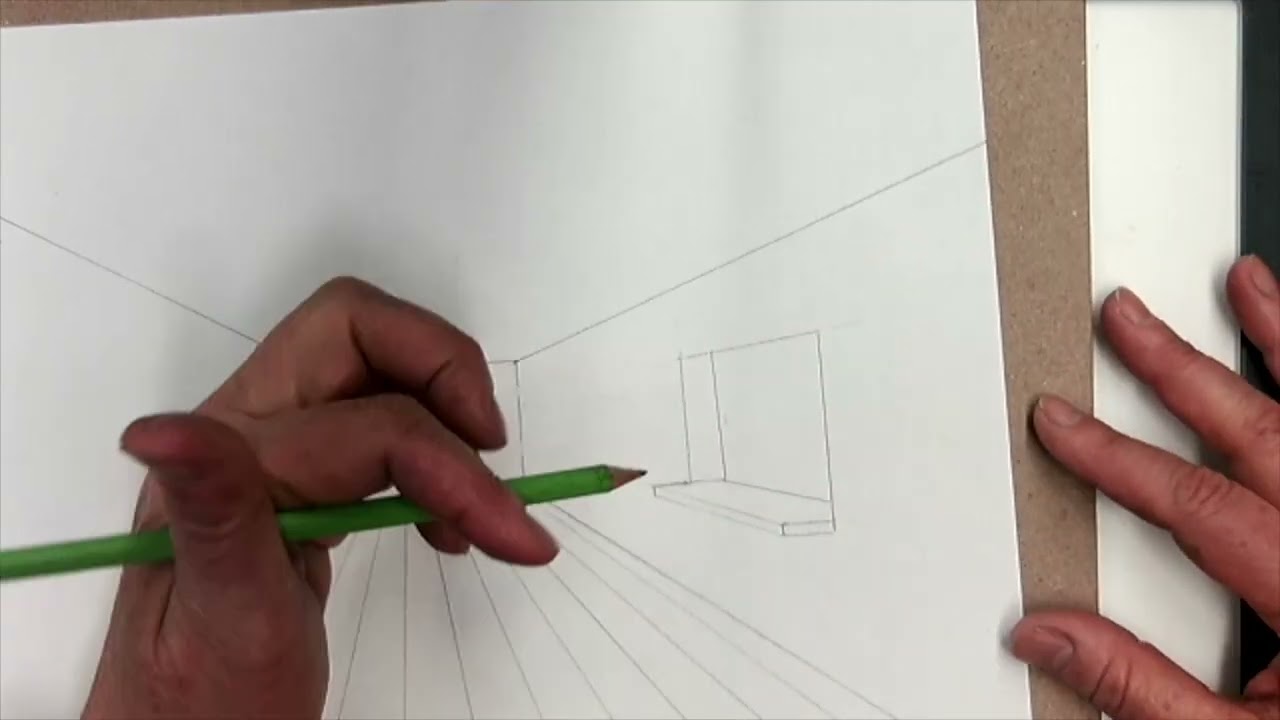 Part 2 room in 1 point perspective