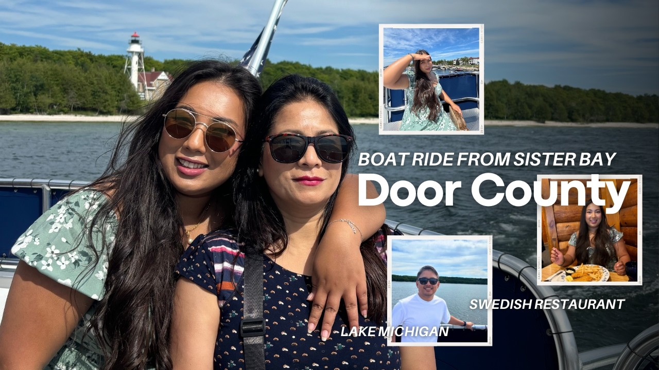 DOOR COUNTY VLOG | SCENIC BOAT TOUR FROM SISTER BAY | Al Johnson's, Washington Island, Lake Michigan