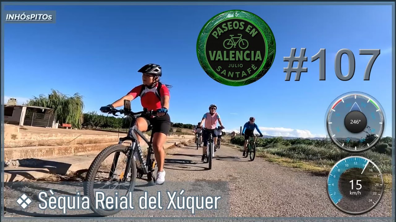 Paseos en bici: al azud de Antella y el río Xúquer