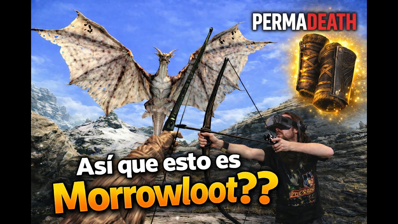 Skyrim VR se volvió REAL... El despertar de MORROWLOOT 🐉 (Ep. 2)