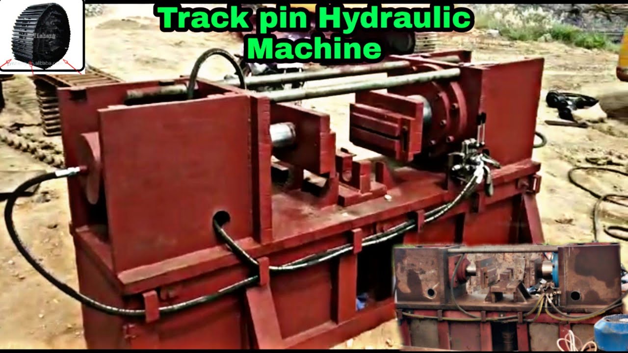 Excavator Track Link Remove Machine | Track Pin Pusher Hydraulic Track Chain Press Machine Making