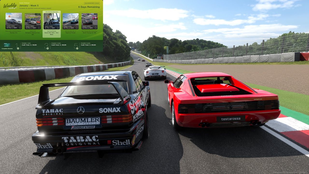 Gran Turismo 7 | Weekly Challenge | January - Week 5 | European Clubman Cup 600