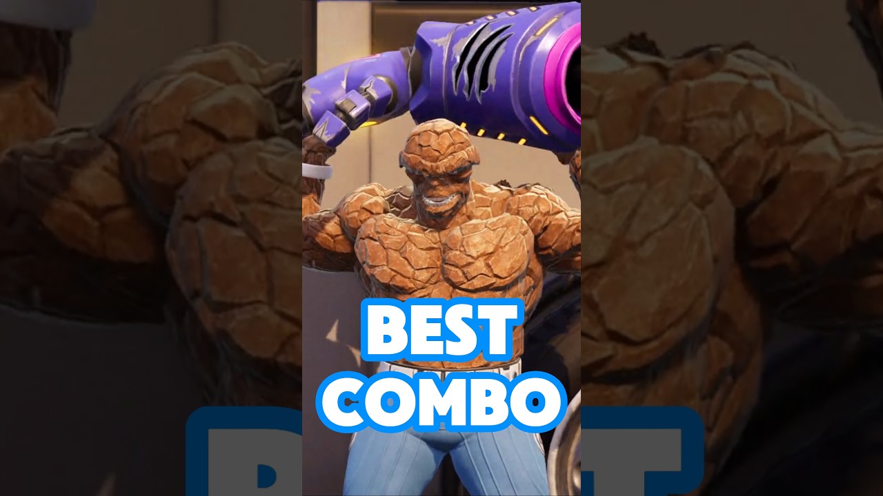 Комбо &laquo;Нечто&raquo;! #fortnite #fantasticfour #fortnitecombos #marvel