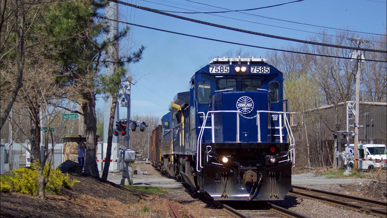 Pan Am Railways & Amtrak Trains in New England | Early May, 2020