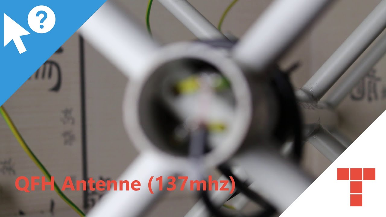 [EN subs] QFH Antenne Bauen (137mhz) - Tutorial
