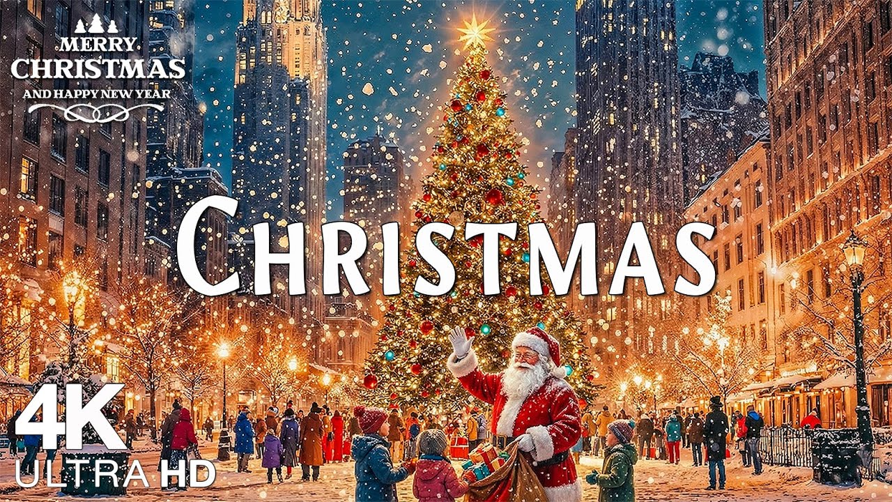 Christmas Atmosphere in the World&rsquo;s Most Beautiful Cities | Festive Lights in 4K, Christmas Market🎄