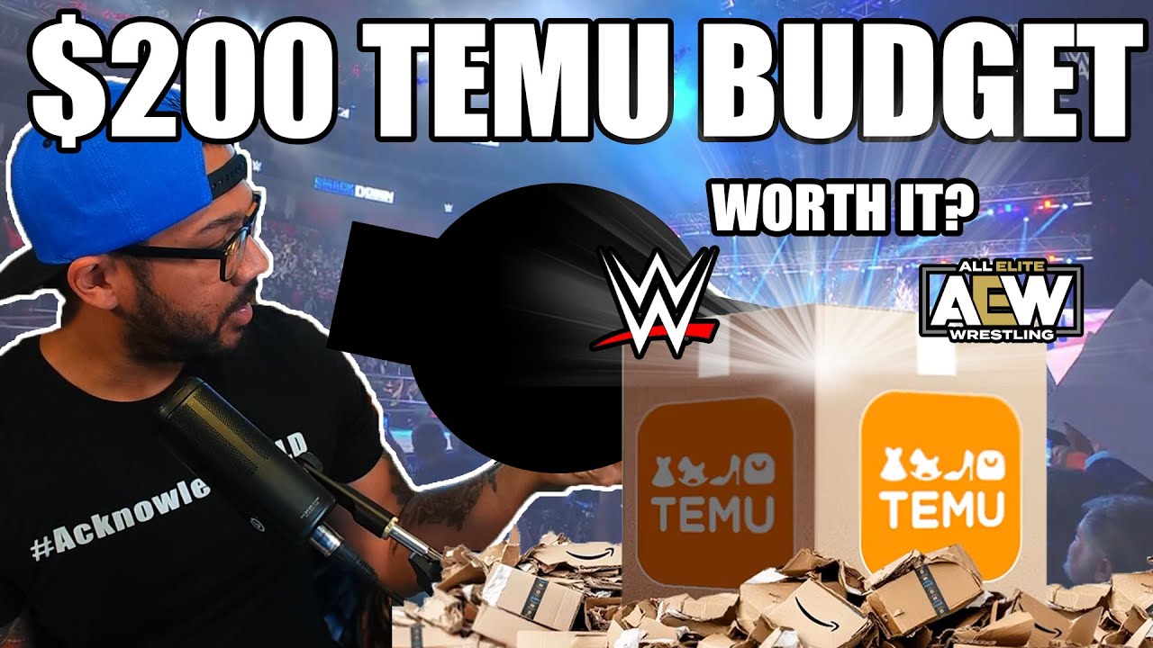 I spent $200 on Wrestling Merch from Temu (Is it worth it?!)