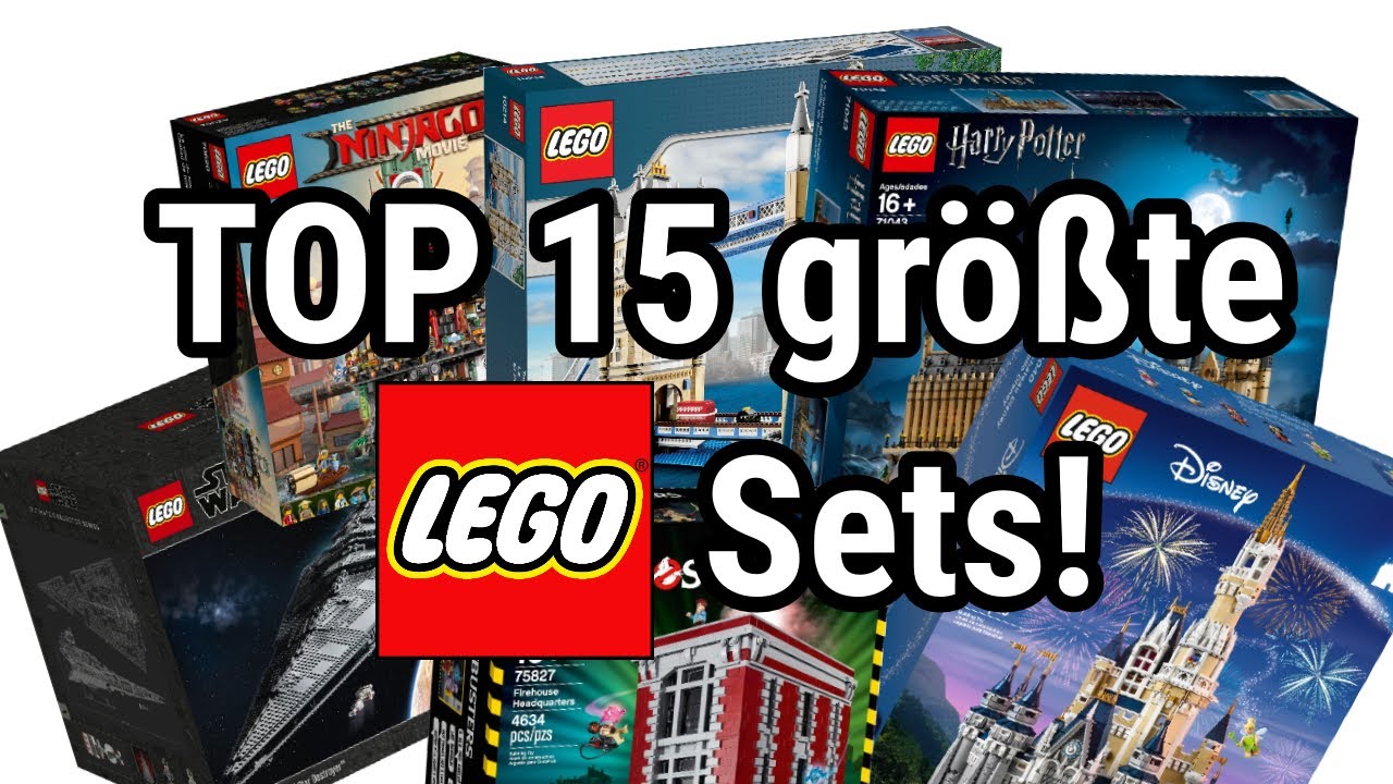 Die TOP 15 größten LEGO Sets!