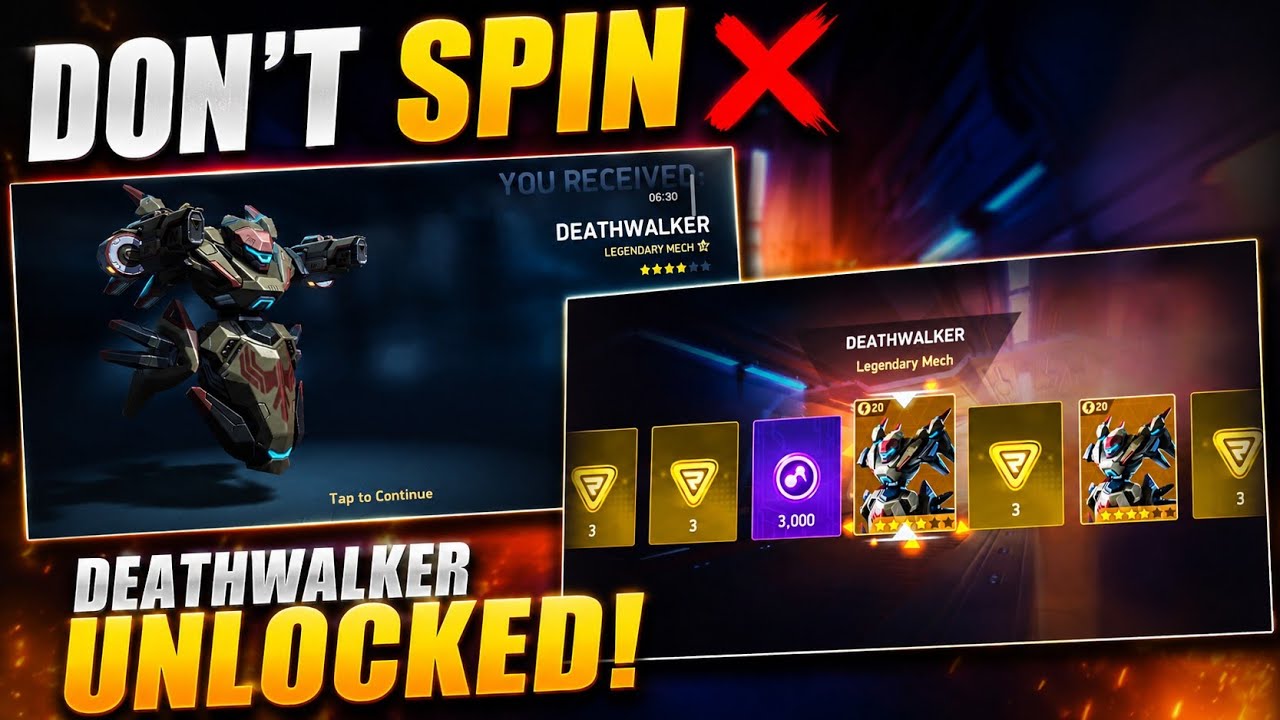 Is the NEW ECR Worth It? 🤔 | DEATHWALKER UNLOCKED!😱| MECH ARENA