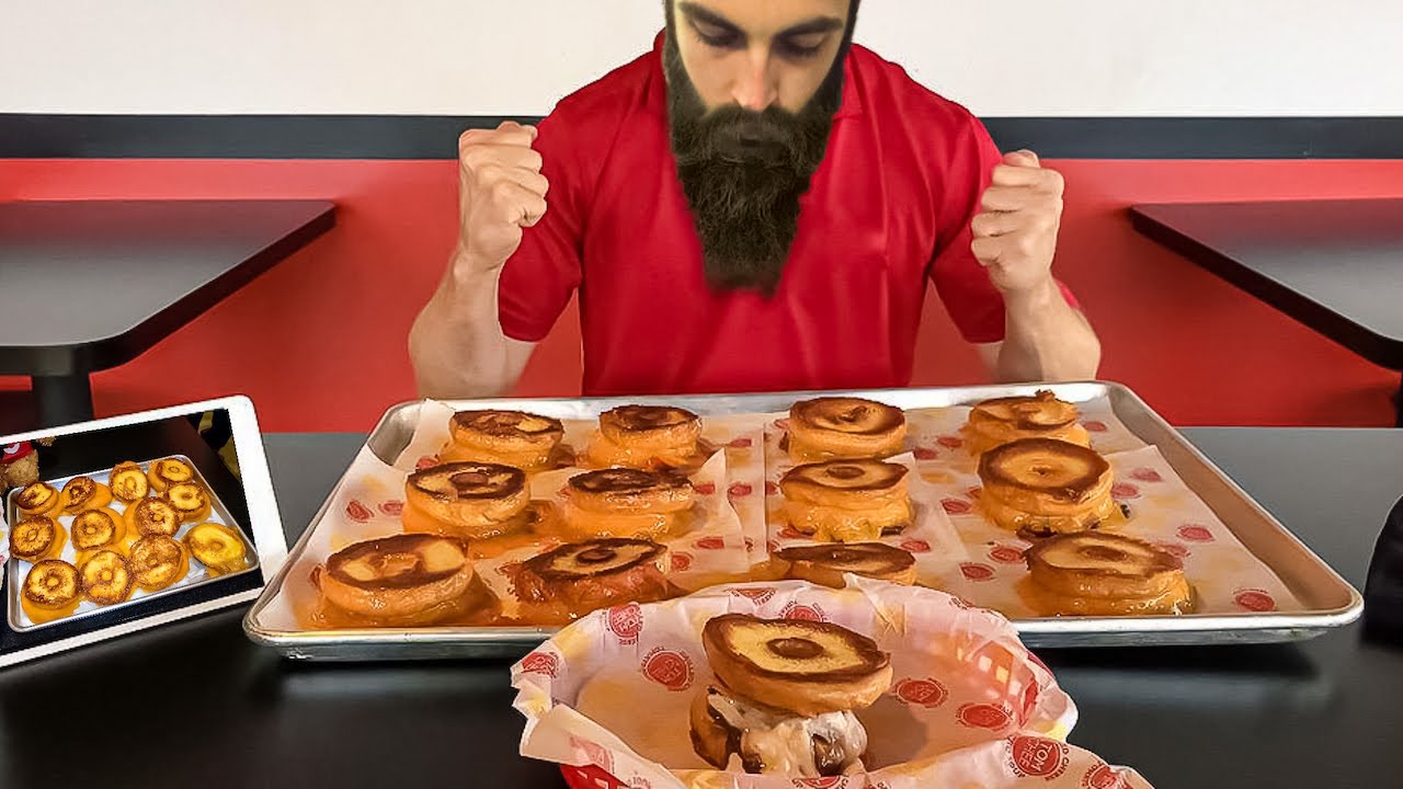 THE BAKER'S DOZEN GRILLED CHEESE CHALLENGE | 9,000 KCAL IN 10 MINS | C.O.B. Ep.181 | BeardMeatsFood