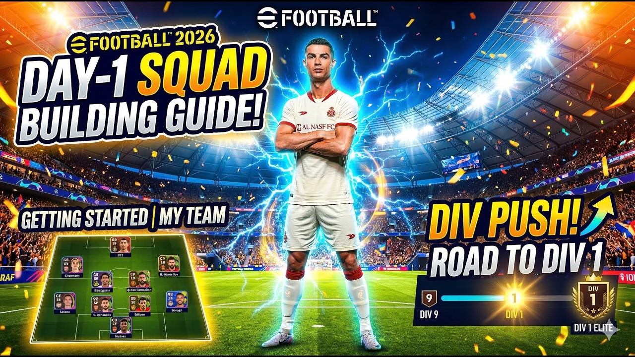 Day One Squad Building Efootball Road To Div 2 #ronaldo #efootball #tamilgaming