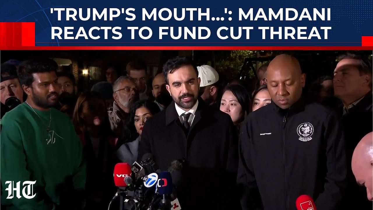 'Out Of Trump's Mouth&hellip;': Zohran Mamdani Reacts To Fund Cut Threat| New York City Mayor Election