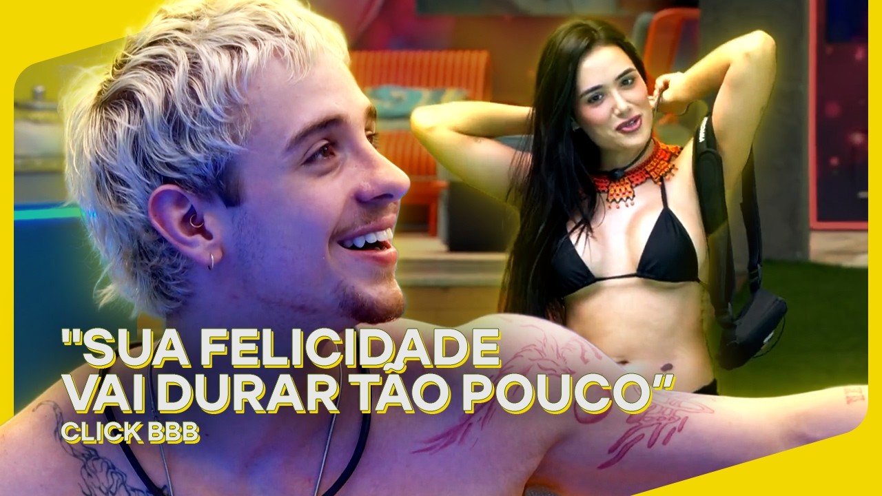 Juliano da risada da promessa de Jordana | Click BBB | BBB | Globoplay