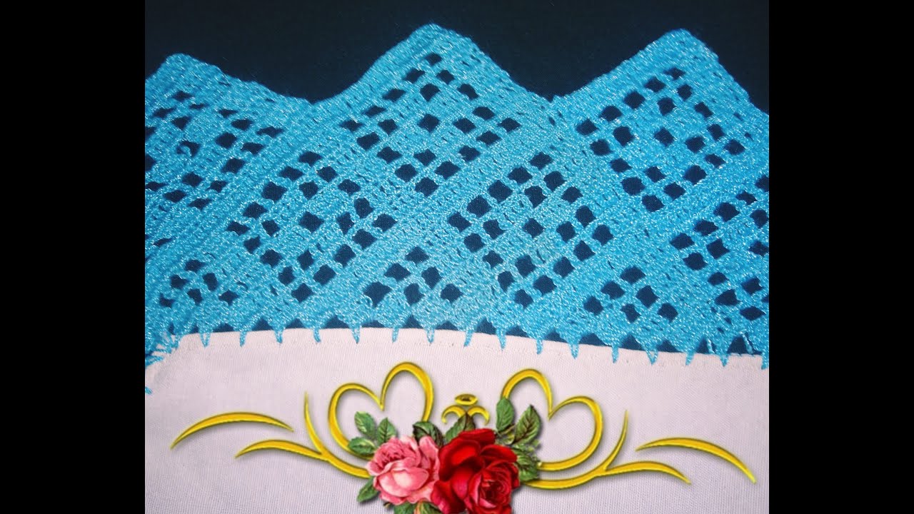 PUNTILLA NUM 517 GRANDE PARA MANTELES#crochet #arte #manualidades #tejidos #servilletas #parati
