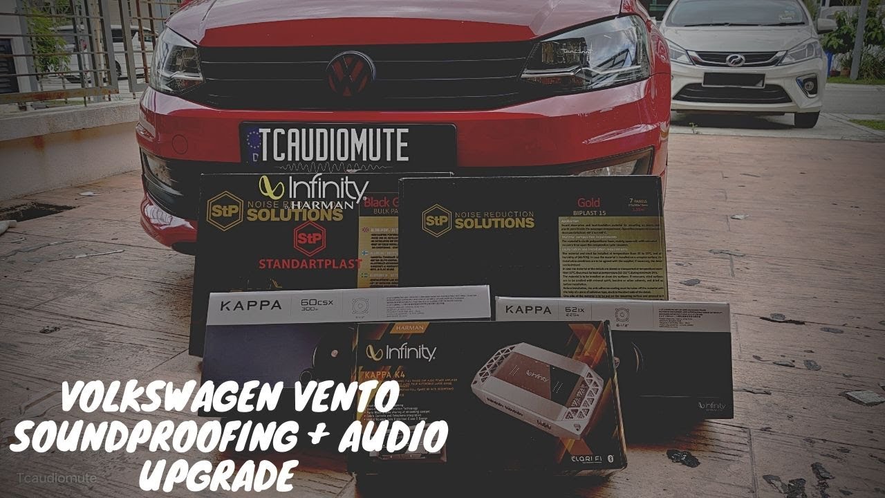 Шумоизоляция Volkswagen Vento + улучшенная звуковая система / динамики Infinity Kappa / усилитель...