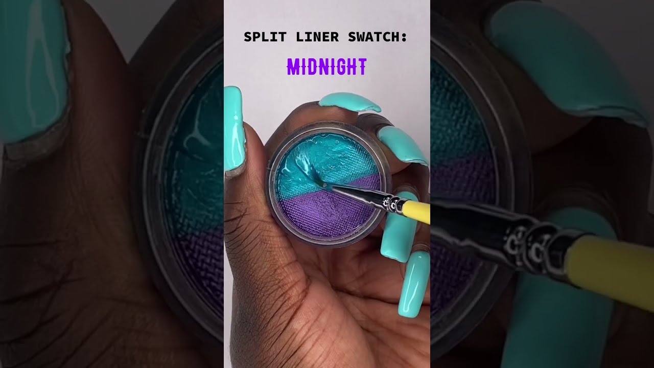 Ronald, Roses, Seaside, Precious & Midnight | GLISTEN COSMETICS SPLIT LINER SWATCHES PT.1