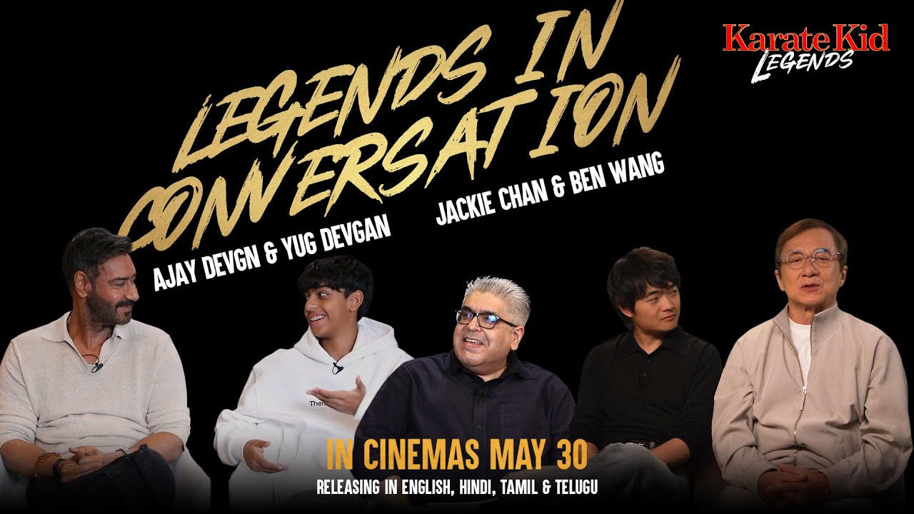 LEGENDS IN CONVERSATION | With Jackie Chan, Ben Wang, Ajay Devgn & Yug Devgan | Karate Kids Legends