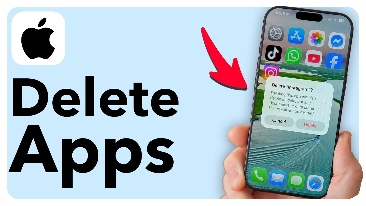 Как удалить приложения на iPhone