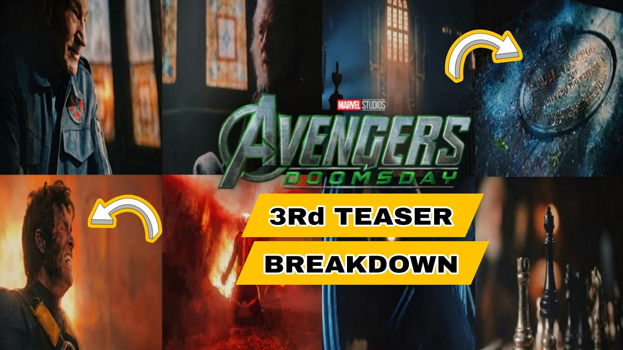 Avengers Doomsday X-Men Teaser Breakdown In HINDI |Avengers 3rd Leak Teaser Explain Full  FE Review