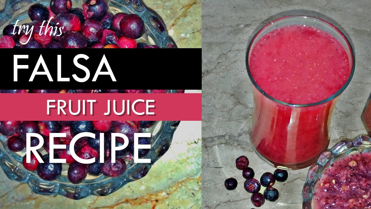 Falsa Juice Recipe with an Optional Twist | Phalsa Sharbat | Mocktail Tricks