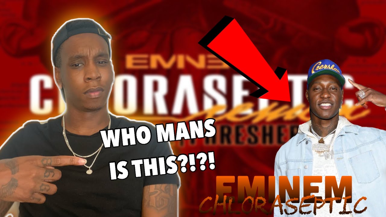 FIRST TIME HEARING Eminem - Chloraseptic Remix ft. 2 Chainz & Phresher REACTION | THIS DUDE 😂💩