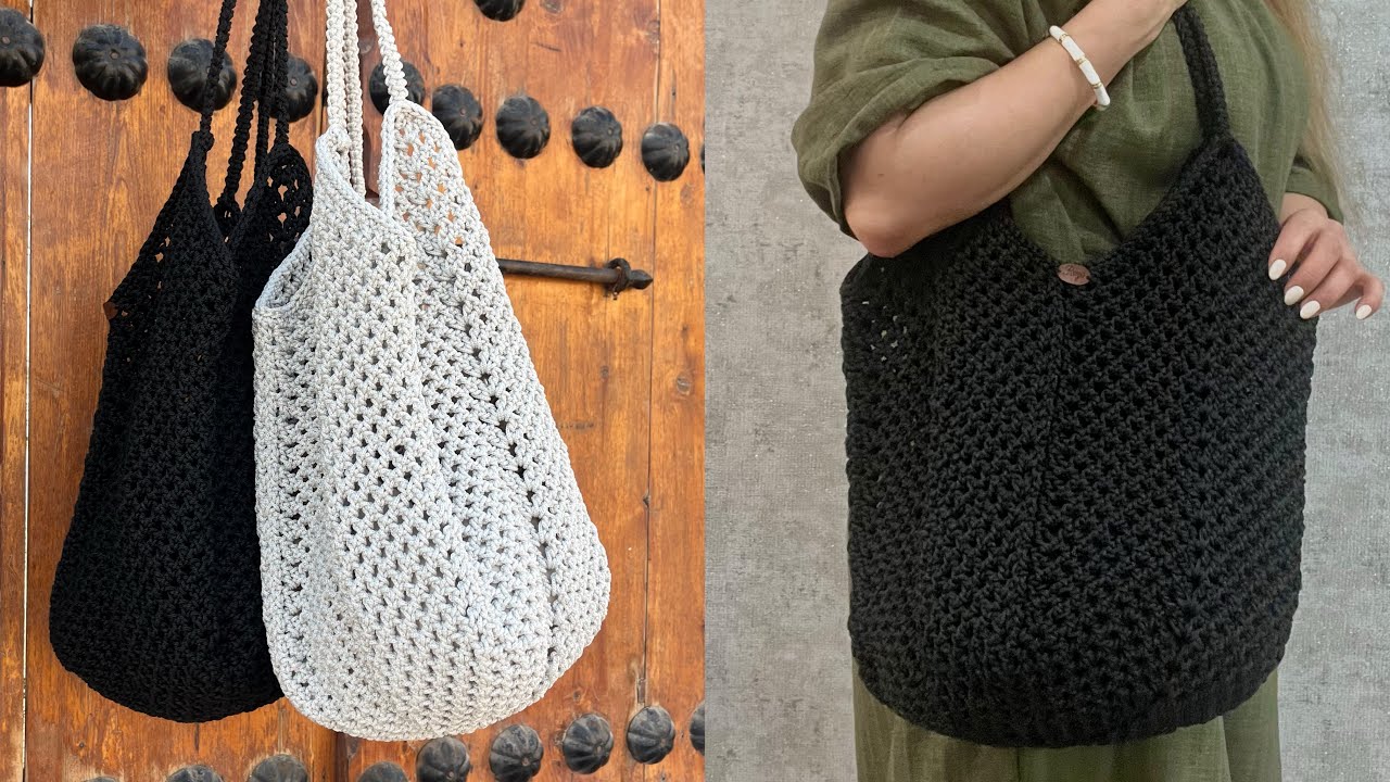 آموزش کیف مکرومه شیک و ساده | Easy & Stylish Macrame Bag