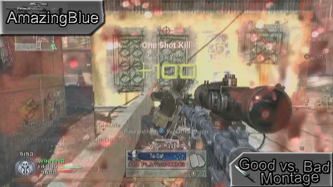 Mw2 Good vs. Bad Montage (HD Sniping)