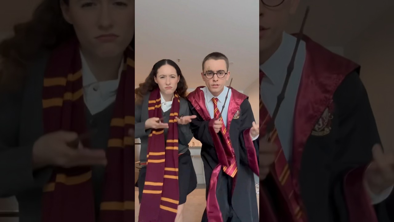 HARRY POTTER REIMAGINED 😅⚡️ - Jasmin and James 