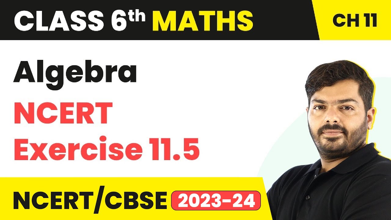 Algebra - NCERT Exercise 11.5 | Class 6 Maths Chapter 11