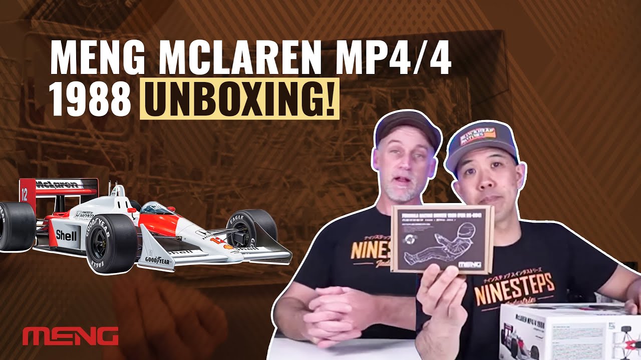 Epic Unboxing and Review: Meng Model's 1/12 McLaren MP4/4 1988 | #askhearns