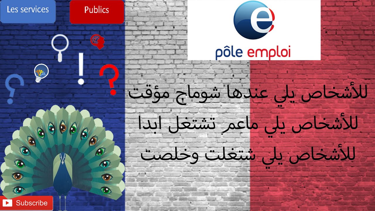 طريقة التحديث الشهري على (pôle emploi) عحسب الحالة