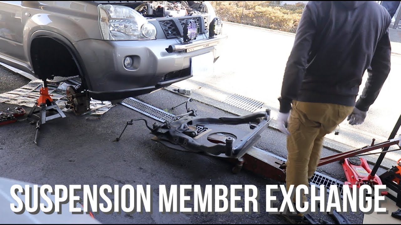 X-TRAIL T31/suspension member exchange/サスペンションメンバーを交換してみる