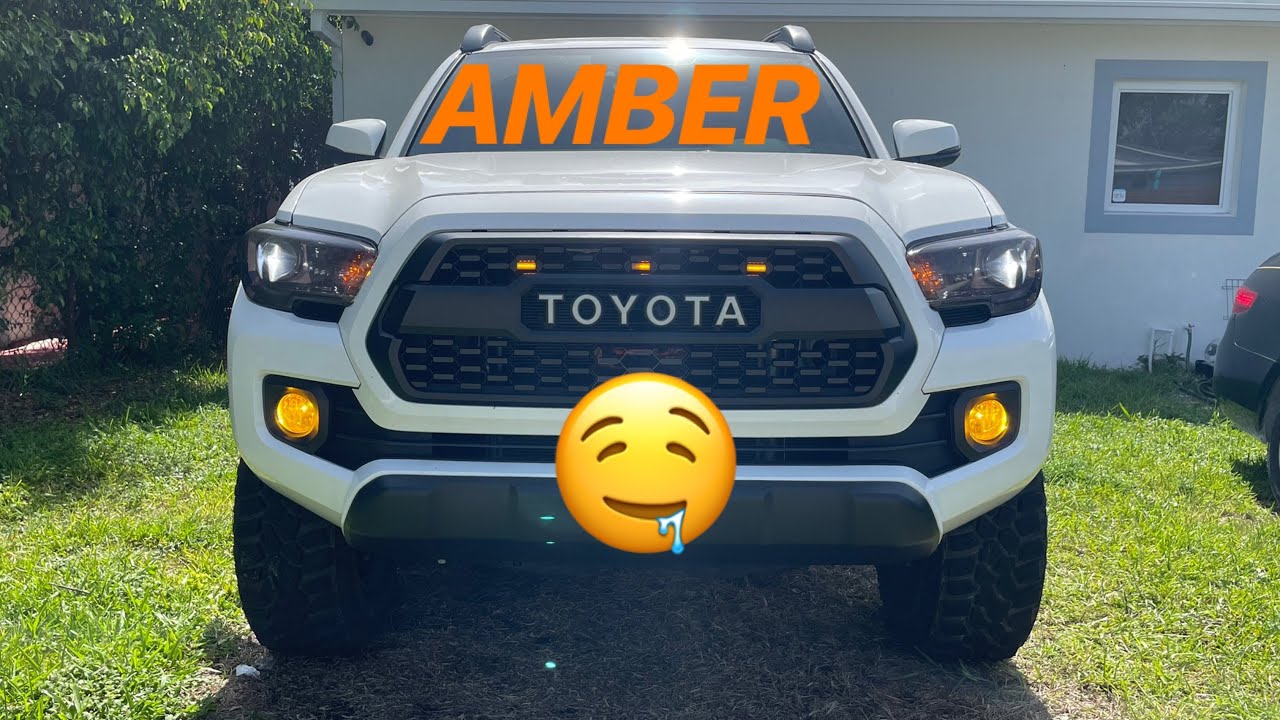Tacoma Amber Fog Light Tint (Lamin-x)