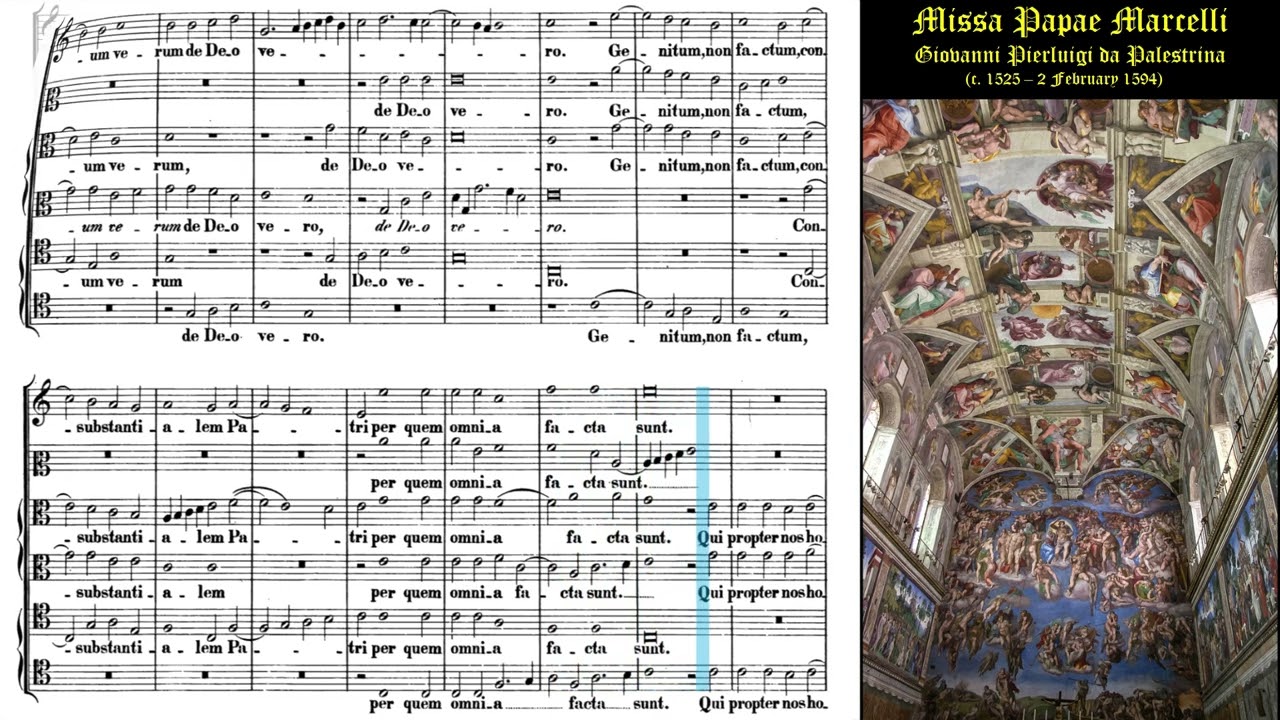 Missa Papae Marcelli. Giovanni Pierluigi da Palestrina. Tallis Scholars, Peter Phillips, conducting