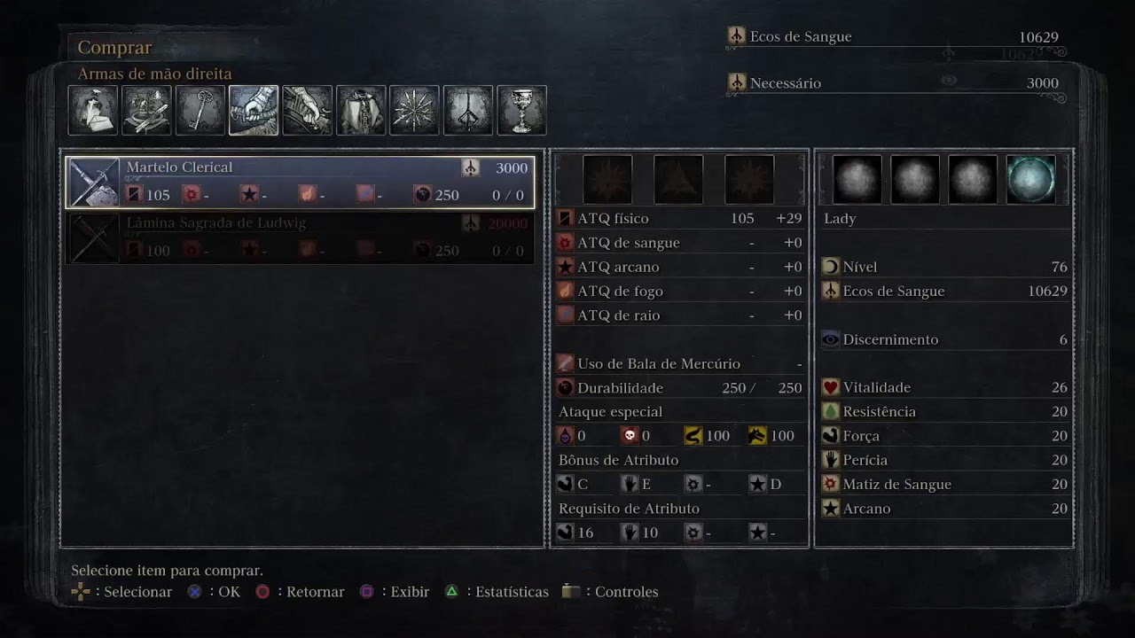 Iniciando Bloodborne!