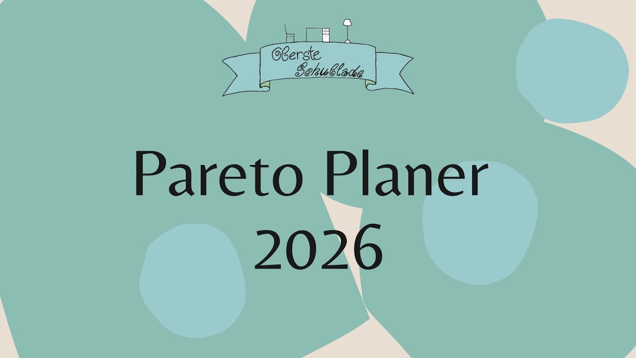Pareto Planer | ein neues System für 2026 | Planer Setup