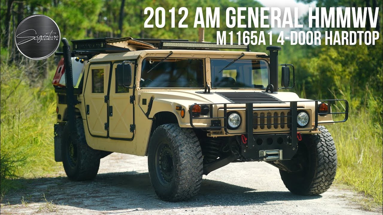 2012 AM General HMMWV M1165A1 4-Door Hardtop