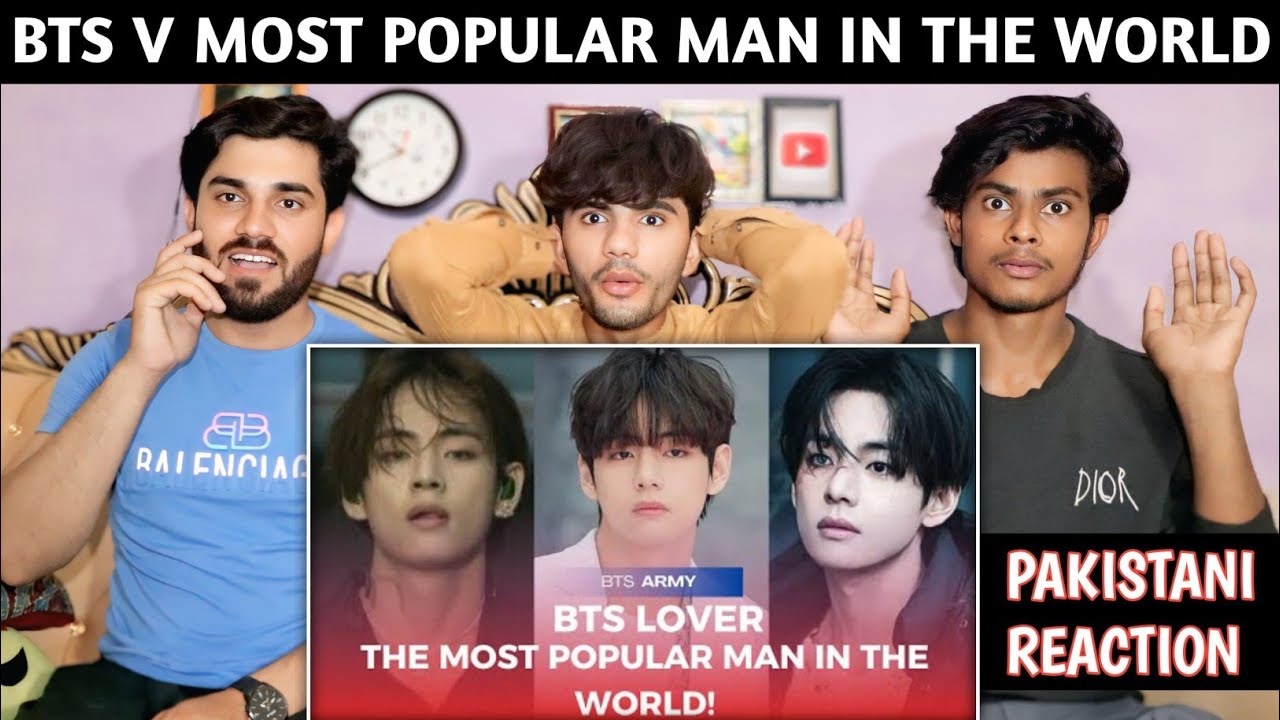 Bts Taehyung Most Popular In The World - Pakistani Reaction - Usman Rajpoot