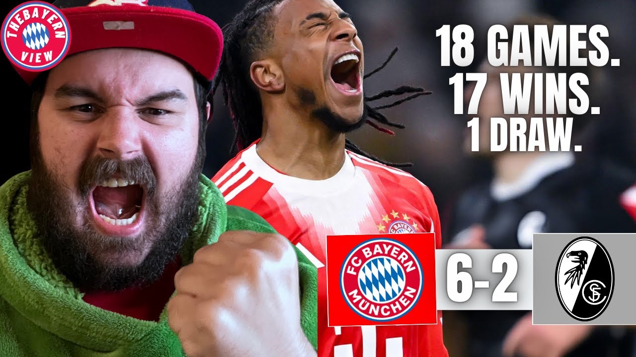 18 игр, 17 побед, 1 ничья.. ВАУ! Михаэль Олис! - &laquo;Бавария&raquo; 6:2 &laquo;Фрайбург&raquo; - Реакция на матч