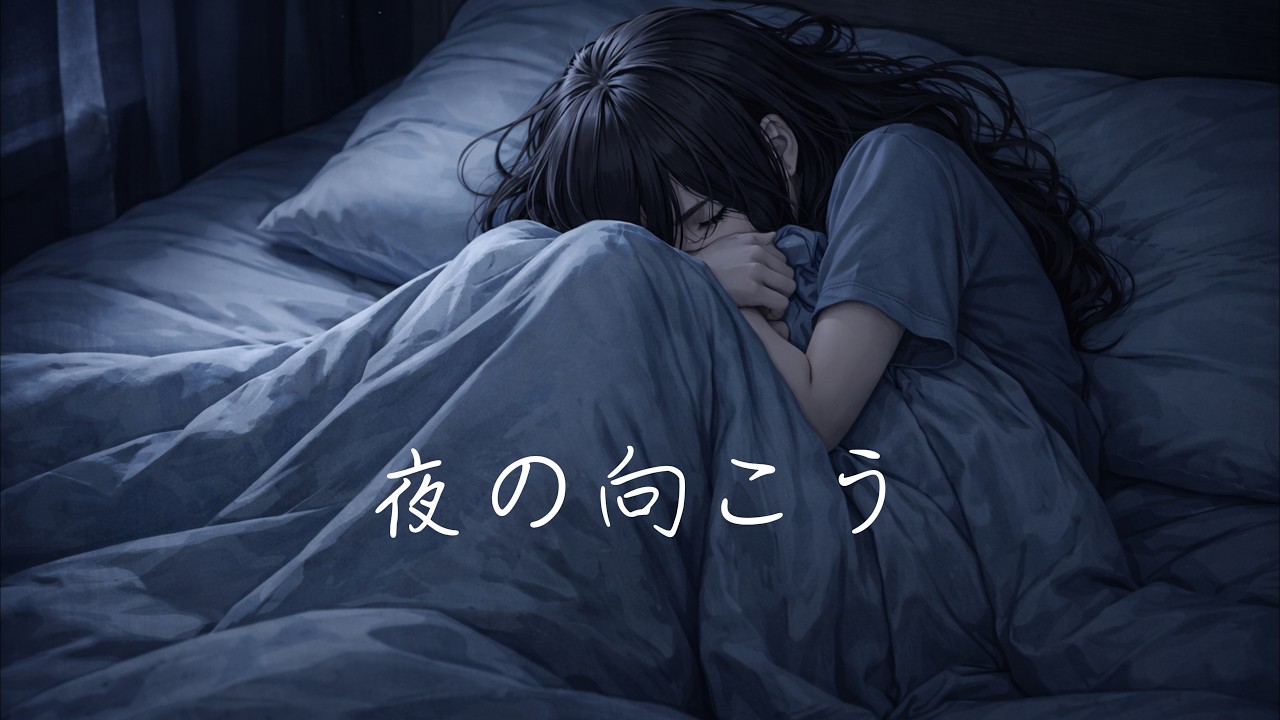 「夜の向こう」　夜になると感じる不安や孤独、生きる意味を探し続ける心の揺れを描いた楽曲【AIオリジナルソング】