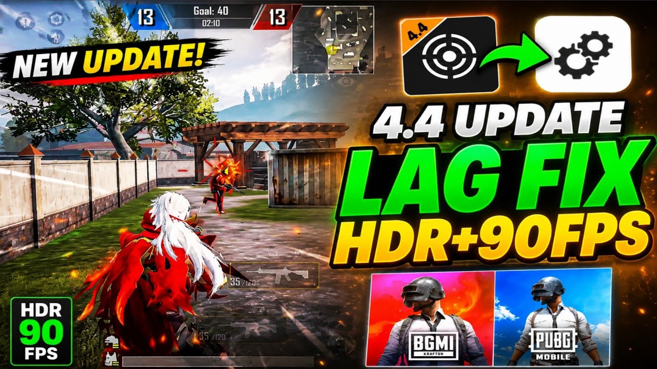 How To Fix Lag In PUBG/BGMI (4.4 Update) 🔥✔️