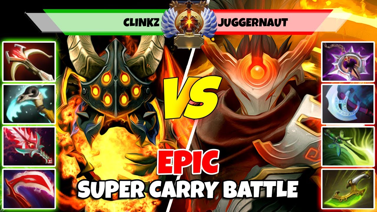 CLINKZ (Кэрри) против JUGGERNAUT (Кэрри) - Эпическая битва игроков Dota 2 в ранге &laquo;Бессмертный&raquo; -...