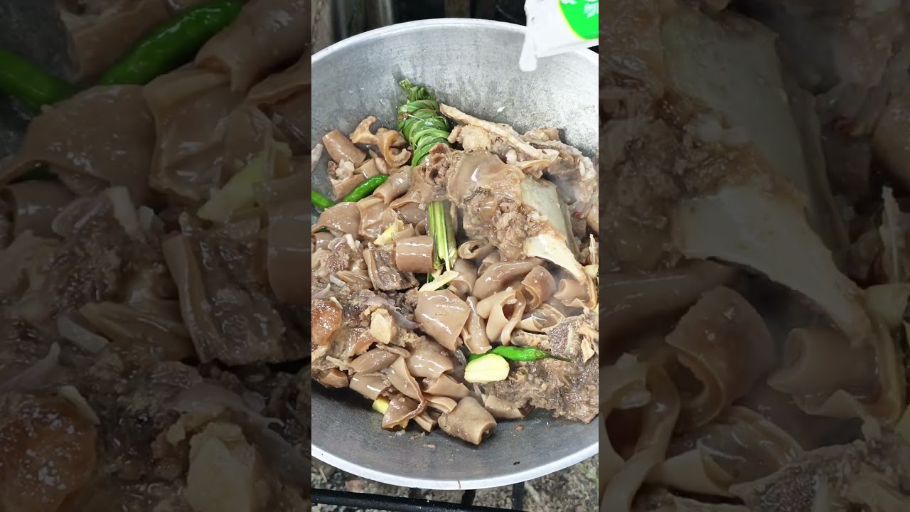 Adobong balat at buto ng kabayo so yummy yummy delicious 😋