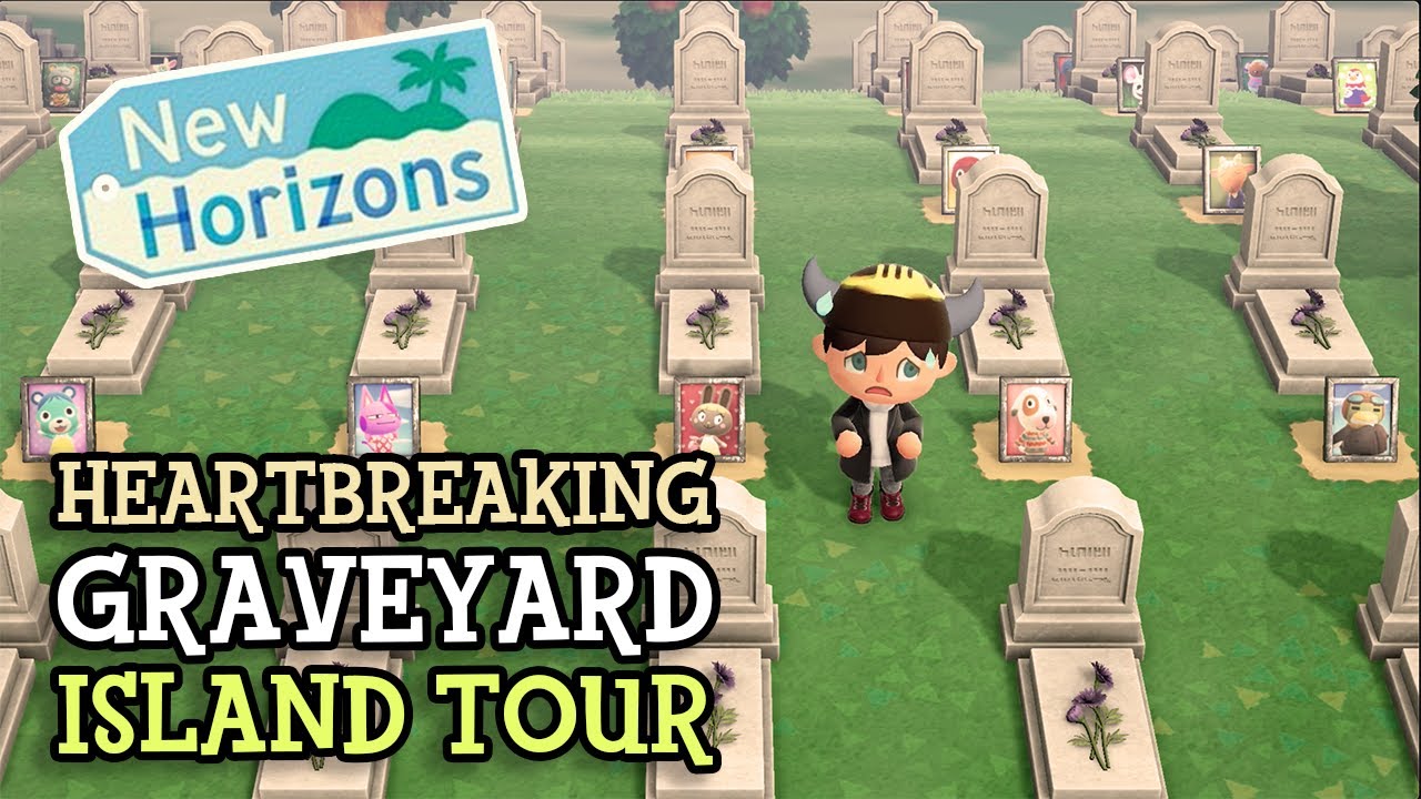 Animal Crossing New Horizons: SAD & CREEPY GRAVEYARD ISLAND TOUR (Every ACNH Villager) Dream Island