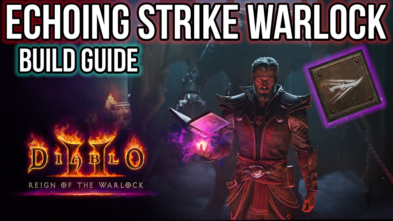 The Strongest Build in Diablo 2 Resurrected - Echoing Strike Warlock Build Guide - Ladder Season 13