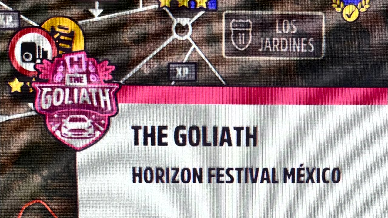 Doing the Goliath in fh5